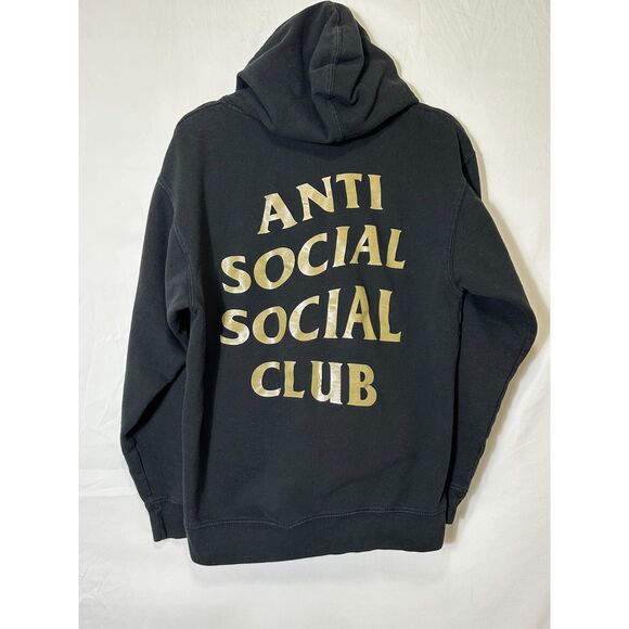 Anti Social Social Club Hoodie M Men Black Boden Autohaus ASSC Pullover Racing - Picture 4 of 4